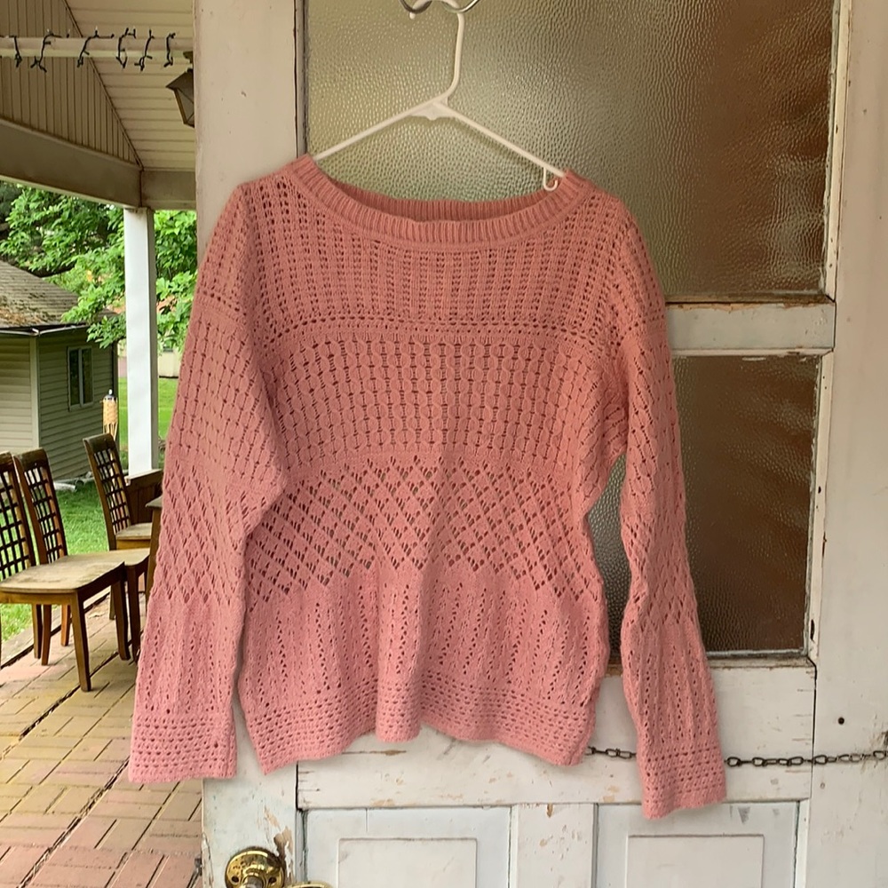 Pink sweater